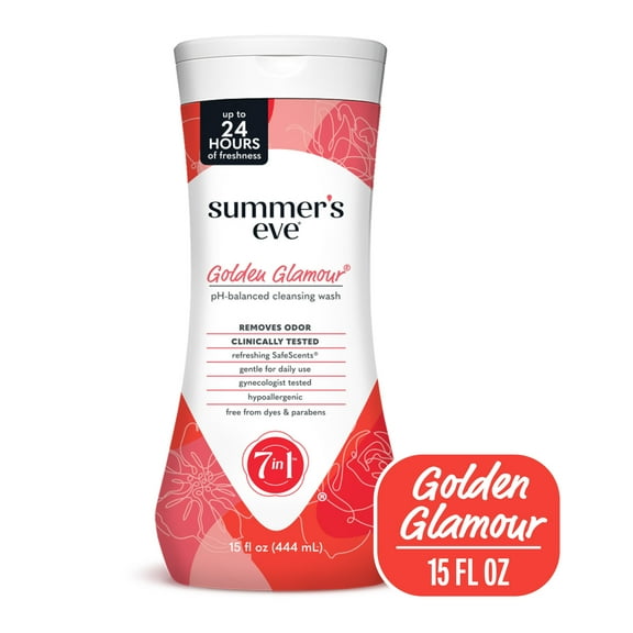 Summer’s Eve Golden Glamour Daily Feminine Wash, 15 oz