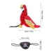 thumbnail image 4 of 1 Juego de loro pirata de dibujos animados, loro para hombro, Halloween, Cosplay, loro, juguete de peluche, 4 of 8