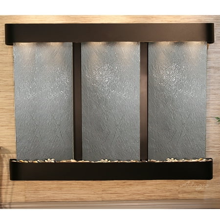 Deep Creek Falls Fountain - Blackened Copper - Rounded Edges - Choose Options