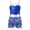 Blue, variant on DPOIS Kids Girls Sparkly Sequins Tassel Latin Dance Dress Gold 8