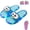 Blue, variant on Womens LED Light Up Slippers,Indoor House Sandals with Cartoon Eyes,Cute Open Toe Non Slip Outdoor Platform Slides Shoes