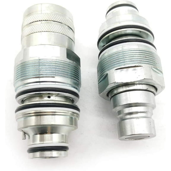 Seapple Hydraulic Coupler Set V0511-77140 V0511-77150 Compatible with Kubota SVL75 SVL75-2 SVL75-2C SVL75C SVL90 SVL90-2 SVL90-2C SVL90C Compact Track Loaders