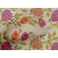 thumbnail image 4 of oneOone Cotton Poplin Beige Fabric Leaves & Flowers Floral Fabric For Sewing Printed Craft Fabric By The Yard 42 Inch Wide, 4 of 4
