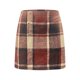 thumbnail image 5 of TaTaai Women Casual Fashion Check Print High Waist Pencil Skirt Tight Slim Fit with Zipper Fake Pockets Button Decor Comfortable Skirt for Daily Life Gift, 5 of 9