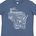 thumbnail image 4 of Inktastic Wisconsin State Word Salad Boys or Girls Toddler T-Shirt, 4 of 5
