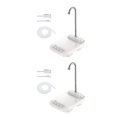 thumbnail image 1 of Dispensador de agua eléctrico portátil Naiovety para agua potable camping hogar 2piezas Blanco, 1 of 1
