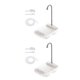 thumbnail image 1 of Dispensador de agua eléctrico portátil Naiovety para agua potable camping hogar 2piezas Blanco, 1 of 1
