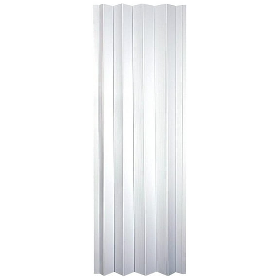 Contempra Interior Accordion Door with Magnet and Accompanying Striker for Multi Fold Interior Doors, Sand White