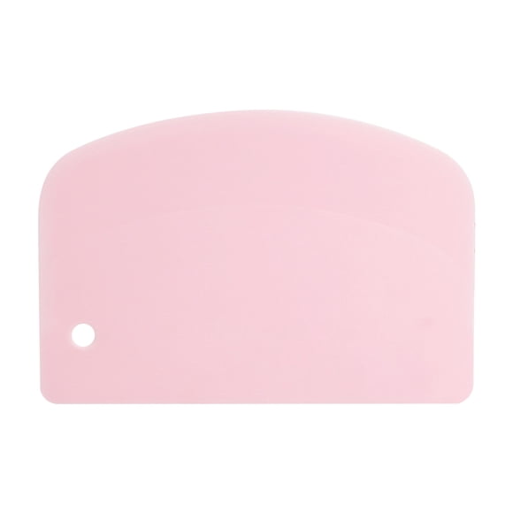 Dough Knife Scraper Pink Cat Pattern PP Cake Scraper Dough Scraper Cutter for Kitchen Home