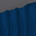 thumbnail image 2 of Kotton Culture Pinch Pleated Curtains Room Darkening 100% Blackout Thermal Insulated Drapes with Tiebacks & Hooks for Window, Sliding Door, Patio Door, Home, Office (1 Panel, 70x54, Royal Blue), 2 of 8
