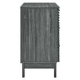 thumbnail image 3 of Dresser Drawer Chest, Dark Grey Gray, Wood, Mid Century Bedroom Living, Modern Contemporary HB35513, 3 of 7