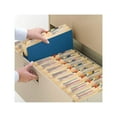 thumbnail image 6 of Smead 73235 5 1/4 Inch Expansion Colored File Pocket, Straight Tab, Letter, Blue, 10/Box, 6 of 7