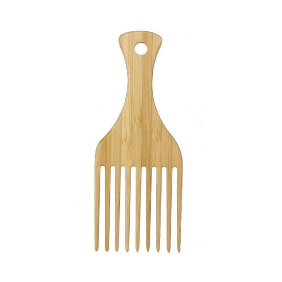 Wooden Afro Pick Comb Brush Hairdressing Tool for Hair Pick Sandalwood G6P3