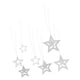 thumbnail image 1 of 7pcs Glitter Star Garnd Boda Fiesta de cumpleaños Decoración colgante de techo Sunnimix Estrella de guirnalda, 1 of 8
