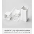 thumbnail image 5 of Yamazaki Home Push Soap Dispenser, White, ABS Plastic, 8.5 fluid oz., 250 milliliters, No Assembly, 5 of 7
