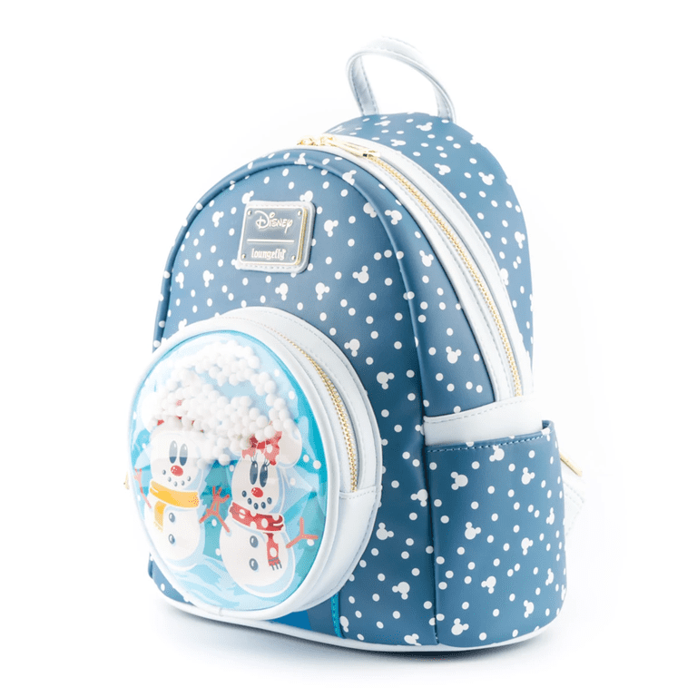 Loungefly Disney Snow Globe Mickey And Minnie Mini Backpack  display picture 3