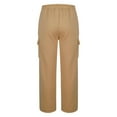 thumbnail image 3 of aidice Wide Leg Sweatpants Men Drawstring High Elastic Waisted Casual Fall Athletic Workout Running Trousers with Pockets, 3 of 5