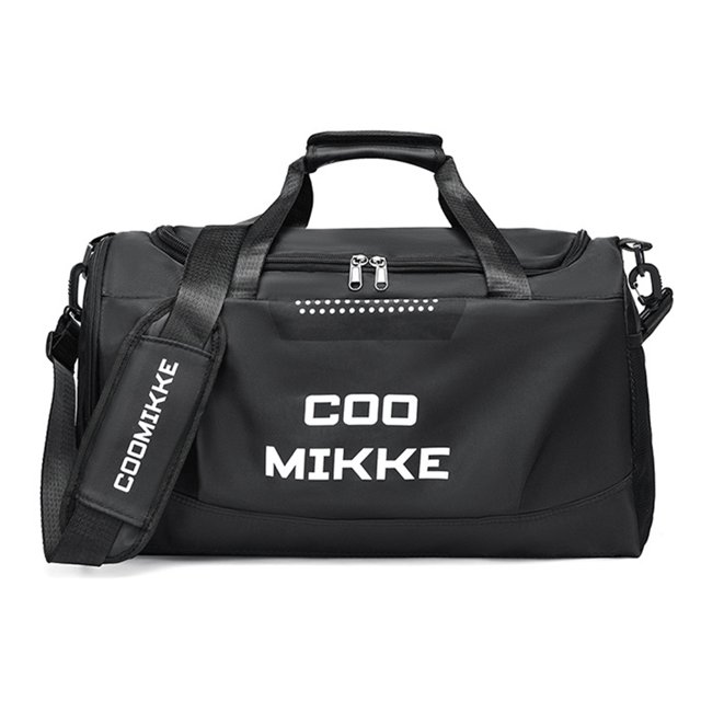 Fitness Bag Impermeable Multifuncional Sports Bag para Hombres Mujeres (Negro)