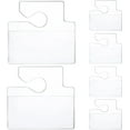 thumbnail image 1 of 6 soportes transparentes para permisos de estacionamiento, para coche, verticales, para espejo retrovisor, universales, de PVC transparente., 1 of 6