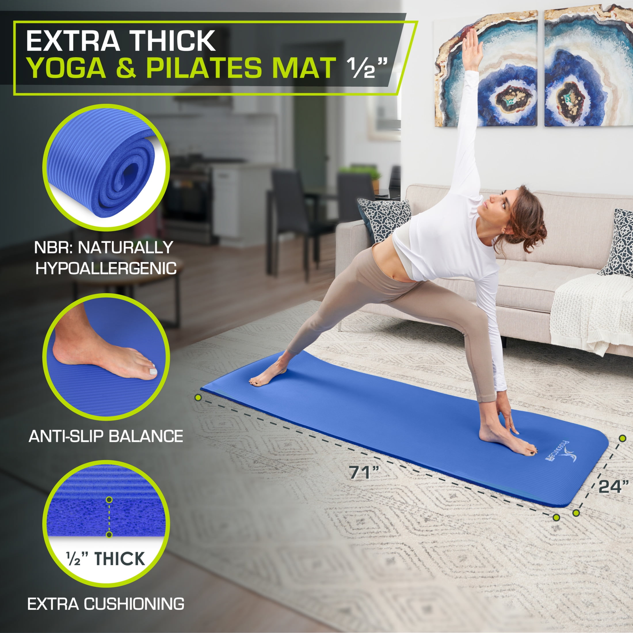 Floor Mats Apple Fitness Mat Pilates Mat Exercise Mattress - Main Image