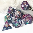 thumbnail image 2 of Cusdie 7-Die Sharp Edges DND Dice, Handcrafted Polyhedral Dice Set, for Role Playing Game Dungeons and Dragons D&D Dice MTG Pathfinder, 2 of 5