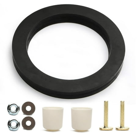 RV Toilet Seal Kit, RV Toilet Gasket Compatible for 300 310 320 Series, RV Toilet Seal Replacement with Mounting Hardware, Toilet Accessories for RVs, Boats, Camper Trailers