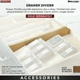 thumbnail image 5 of Rev-A-Shelf Trim-to-Fit Shallow Drawer Organizer, 33.13"x22", 4WUTCT-36SH-1, 5 of 11