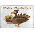 thumbnail image 4 of SKYSONIC 36x24in Thanksgiving Turkey Area Rug, Fall Cornucopia Non-Slip Floor Carpet for Indoor Living Dining Room Bedroom, 4 of 7