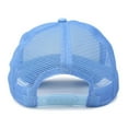 thumbnail image 3 of Dalix Rainbow Embroidered Two Tone Trucker Hat in Light Blue White, 3 of 3