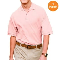Port Authority K500ES Extended Size Silk Touch Polo, Light Pink, 10XL, Golf Shirts