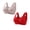 Red, variant on Woman's Fashion Comfortable Breastplate Lace Breathable Bra Underwear No Rims