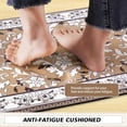 thumbnail image 4 of Vintage Kitchen Floor Mats Cushioned Anti Fatigue, Boho Kitchen Mats for Floor 2 Piece, Memory Foam Kitchen Rugs Non Slip Waterproof, Farmhouse Comfort Mats for Kitchen, Laundry, Sink, Office, 4 of 6