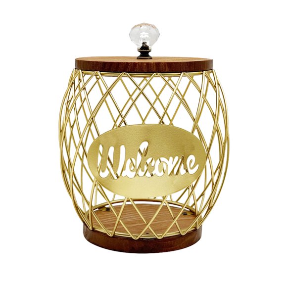 TIELUTT Coffee Pod Holder Coffee with Wooden Lid Coffee Pod Container Organizer for Home Countertop Air Tight Containers Container Smell Proof Container Take Out Containers Organization for Kitchen