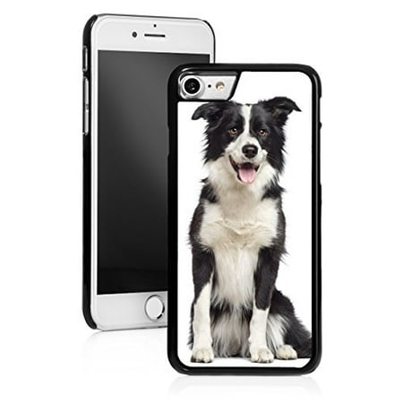- For Apple iPhone Hard Back Case Cover Border Collie Dog (Black for iPhone 8 Plus)