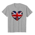 thumbnail image 4 of ORT Women American Flag Shirts USA Flag Stars Stripes Graphic Blouse Patriotic Shirt 4th of July Tee Tops Crewneck Summer T-Shirt(Z4-Grey,M), 4 of 4