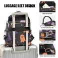thumbnail image 3 of FORMRS Mini Backpack Purse for Women Travel Daypack Casual Shoulder Bag, Halloween Orange Ghosts, 3 of 7