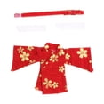 thumbnail image 1 of 1/12 muñeca femenina ropa kimono mini moda de moda hecha a mano resistente para Rojo, 1 of 9