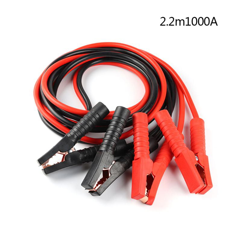 2 Pcs 1500Amp 6M Long Heavy Duty Jump Leads Van Car Start Booster Battery Cable 