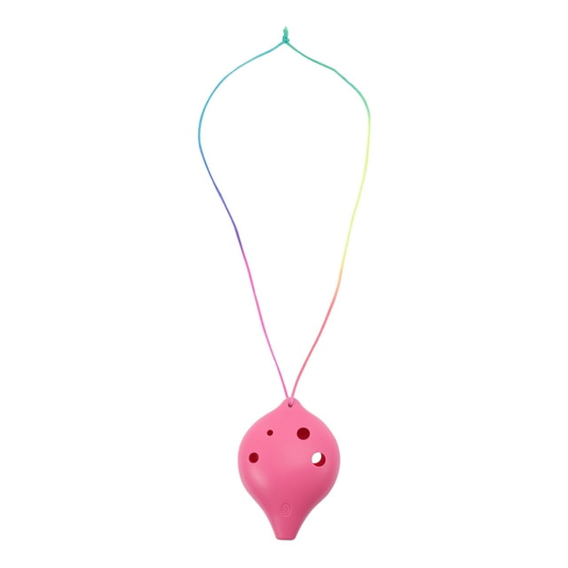 Ocarina de plástico para principiantes, instrumento musical para principiantes, ocarina de 6 agujeros