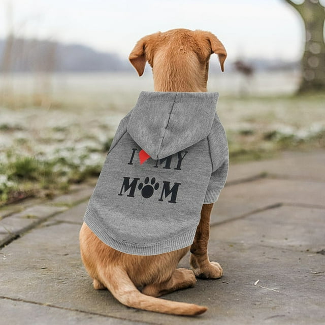 Chandail à Capuche pour Chiots de Petite, Moyenne et Grande Taille, Confortable pour l'Hiver, Ajustement Réglable