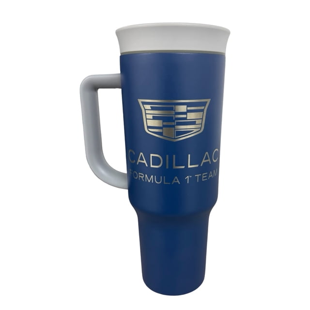 Termo Acero Inoxidable Cadillac F1 Azul Marino 1.2 Litros