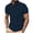 Navy, variant on Dianli Men's Summer Versatile Turndown Collar Short Sleeve Lapel Top Solid Color Breathable Quick-Dry Lightweight Loose-Fit Casual Shirt Everyday Wear