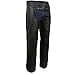 thumbnail image 3 of Event Biker EL1117BO Black Real Premium Leather Motorcycle Chaps for Men - Premium Leather Riding Chaps - 3X-Small, 3 of 4