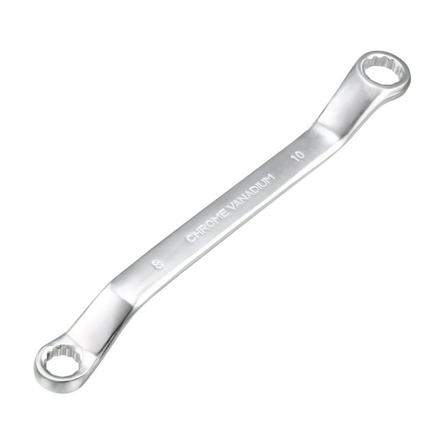 Unique Bargains Clé à Moyeu Déportée Double 8mm x 10mm Métrique 12 Points Chromée, Cr-V