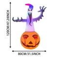 thumbnail image 3 of Halloween Sensation! 120Cm High Pvc Inflatable Led Pumpkin for Outdoor Decor, 3 of 5
