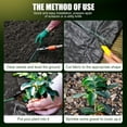 thumbnail image 5 of Weed Barrier Fabric, Heavy Duty Woven Polypropylene Landscape Fabric, Blocks Weeds, Air & Water Permeable for Gardens, Flower Beds, Pathways （3x30ft）, 5 of 7