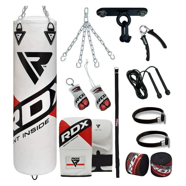 RDX Punching Bag for Boxing Training, 4ft 5ft Unfilled Heavy Bag Set