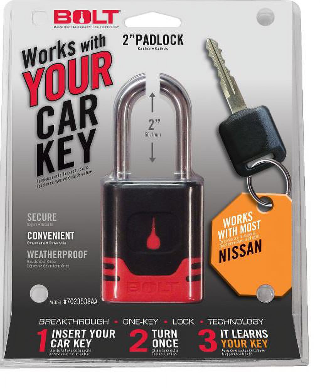 BOLT 7023538 PADLOCK NISSAN