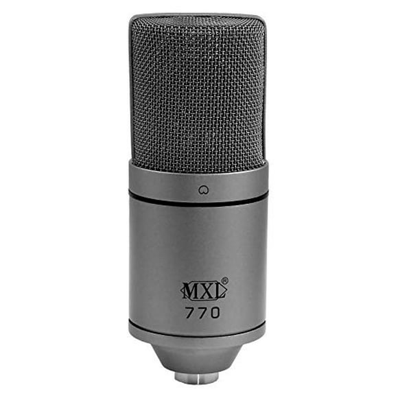 MXL 770 Gris Microphone à Condensateur à Large Diaphragme Polyvalent en Édition Limitée
