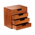 thumbnail image 1 of Cajón Organizador de Escritorio, Material de Oficina, Armario Organizador, Caja de Almacenamiento de 4 Niveles para Maquillaje, Facturas Y Cartas., 1 of 9